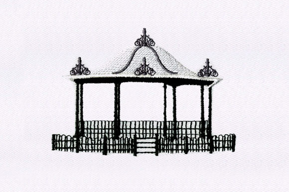 Gazebo Embroidery Design Review for Craft Fairs