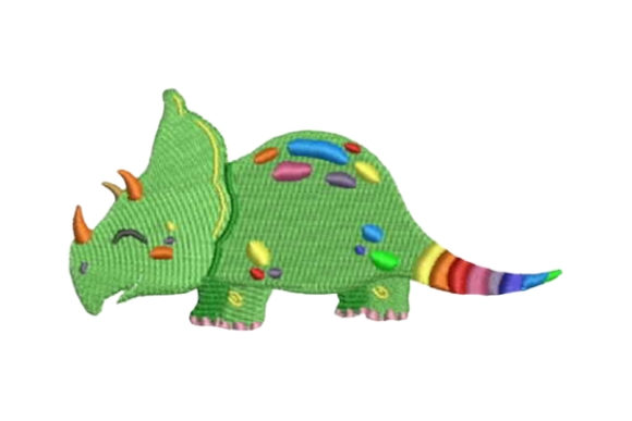 Rainbow Colored Dinosaur Design Review