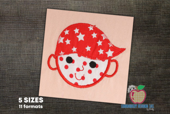 Reviewing the Cartoon Boy Face Applique for Boutique Sweatshirts