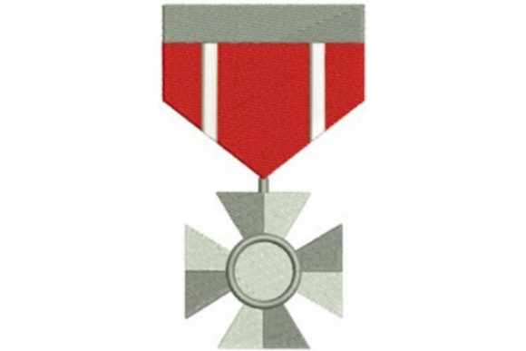 Reviewing the Military Service Medal Embroidery Design